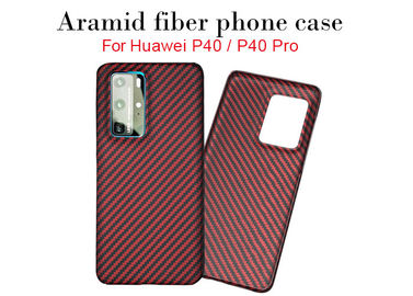 Εξαιρετικά λεπτή τυπωμένη λογότυπο περίπτωση Huawei ινών Aramid για Huawei P40