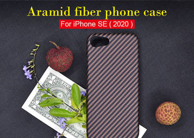 Λεπτή και λεία τηλεφωνική περίπτωση ινών Aramid σχεδίου για το SE iPhone