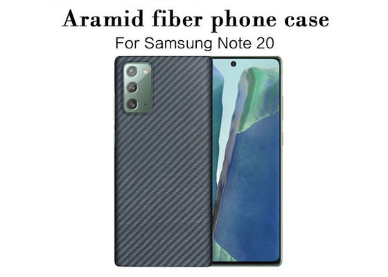 Αλεξίσφαιρη υλική τηλεφωνική περίπτωση ινών άνθρακα Aramid για τη σημείωση 20 της Samsung εξαιρετικά