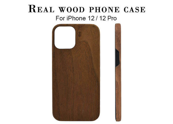 Έξοχη ελαφριά προστατευόμενη από τους κραδασμούς πραγματική ξύλινη τηλεφωνική περίπτωση για το iPhone 12