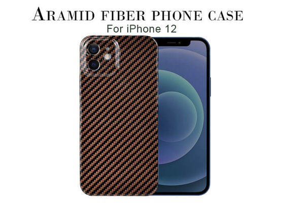 υπερβολικό ελαφρύ στιλπνό iPhone 12 ινών Aramid άνθρακα πάχους 0.65mm περίπτωση