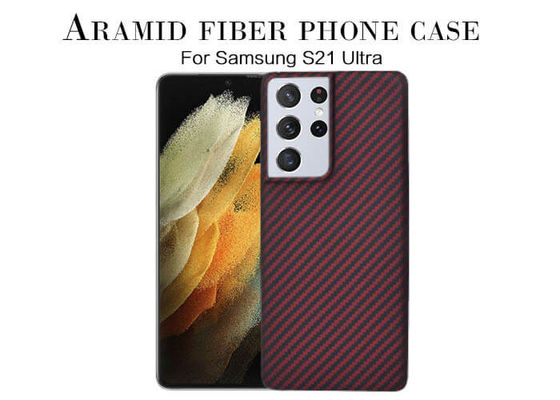 Τηλεφωνική περίπτωση ινών Aramid για την υπερβολική περίπτωση ινών άνθρακα της Samsung S21