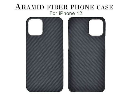 περίπτωση ινών Aramid περίπτωσης iPhone για το iPhone 12 τηλεφωνική περίπτωση ινών άνθρακα