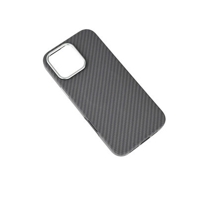 Λεπτή θήκη τηλεφώνου από ίνες αραμιδίου 0,8mm 16g με μαγνήτη για iPhone 16 Pro με πλευρική έγχυση και πλήρη κάλυψη