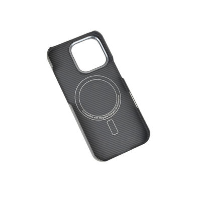 Προσαρμοσμένη μεταλλική μαγνητική θήκη τηλεφώνου από ανθρακονήματα αραμιδίου για iPhone 16 Pro