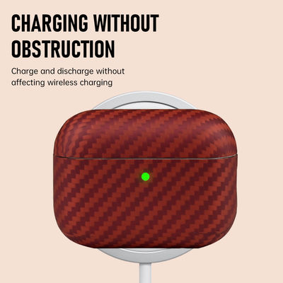 Support Wireless Charging Carbon Aramid Fiber Earphone Case for AirPods Pro 3
