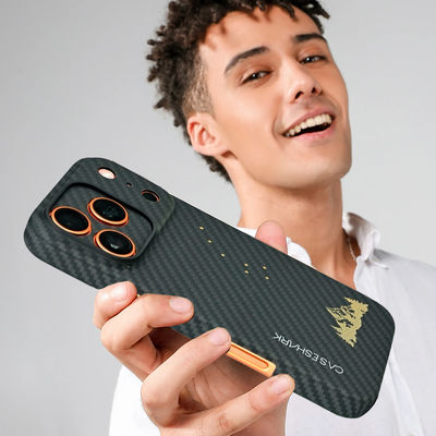 Customized Pattern Aramid Carbon Fiber Mobile Phone Cover for iPhone 17 Pro Max
