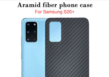 Twill μεταλλινών της Samsung S20+ μαύρη περίπτωση της Samsung ινών Aramid