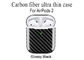 Ραδιόφωνο που χρεώνει τη λεπτή περίπτωση Airpods ινών άνθρακα