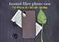 Εξαιρετικά λεπτή μεταλλινών τηλεφωνική περίπτωση ινών Aramid ύφους πραγματική για το iPhone Χ