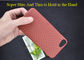 Πορτοκαλιά χρώματος Μ σύστασης τηλεφωνική περίπτωση ινών Aramid ύφους πραγματική για το SE iPhone