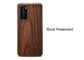 Φυσική ανθεκτική χαραγμένη ξύλινη τηλεφωνική περίπτωση γρατσουνιών για Huawei P40