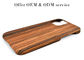 iPhone 12 προστατευτική ανθεκτική πραγματική ξύλινη τηλεφωνική περίπτωση ρύπου