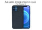 Έξοχη λεπτή όμορφη μπλε περίπτωση iPhone ινών Aramid για το iPhone 12 ο υπέρ Max