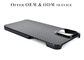 Στιλπνή περίπτωση iPhone ινών Aramid άνθρακα επιφάνειας μαύρη για το iPhone 12 ο υπέρ Max