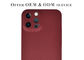 Πλήρες SGS υπόθεσης Aramid προστασίας καμερών κόκκινου χρώματος για το iPhone 12 ο υπέρ Max